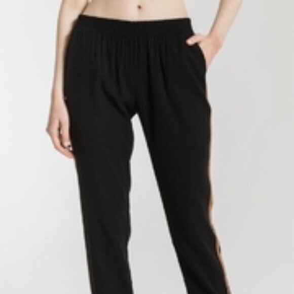 𝅺rag Poets Black Joggers Pants Mid Rise Size S - Picture 2 of 13